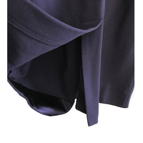 Diane von Furstenberg purple wool blend ponte dress, Size 12 - Picture 9 of 10